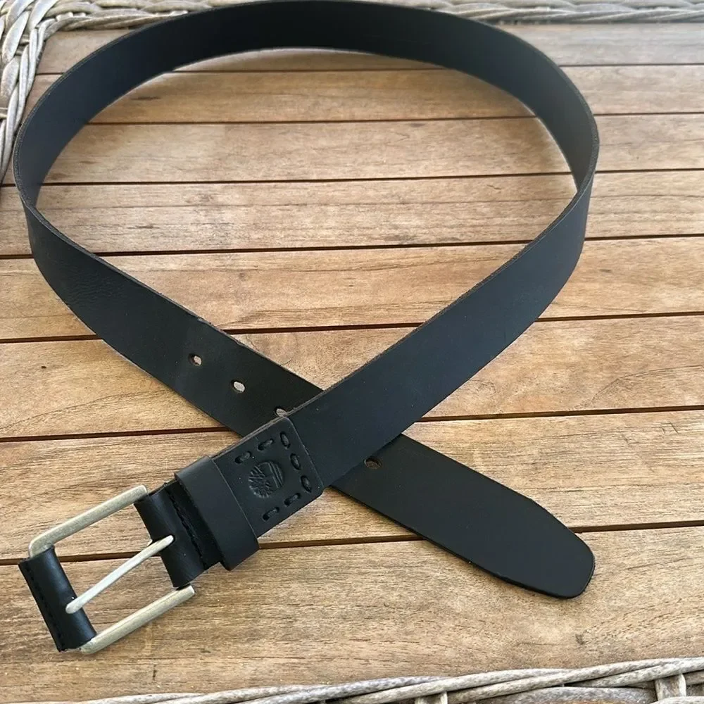 Timberland Black Leather Men’s Belt 44